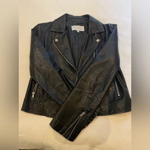 Cupcakes & cashmere leather jacket